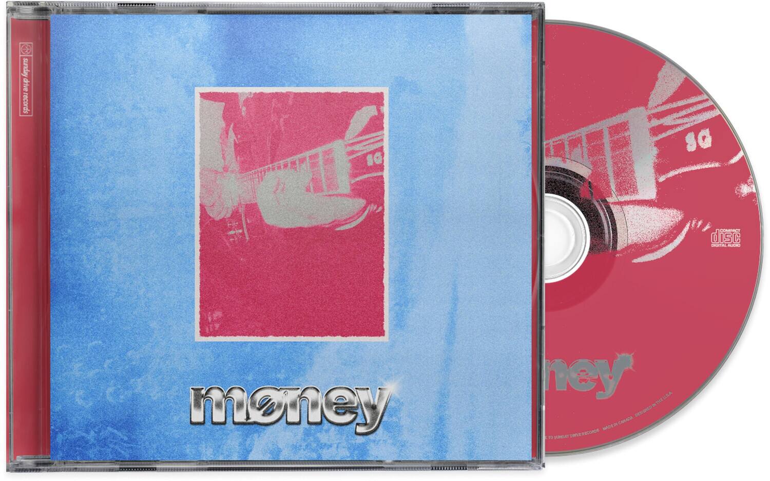 sunday drive records  
DE  
sa  
COMPACT disc DIGITAL AUDIO  
money  
ney IN THE LSA DE DESIGNED 1 CANADA MADE DRIVE RECORD TO SUNDAY