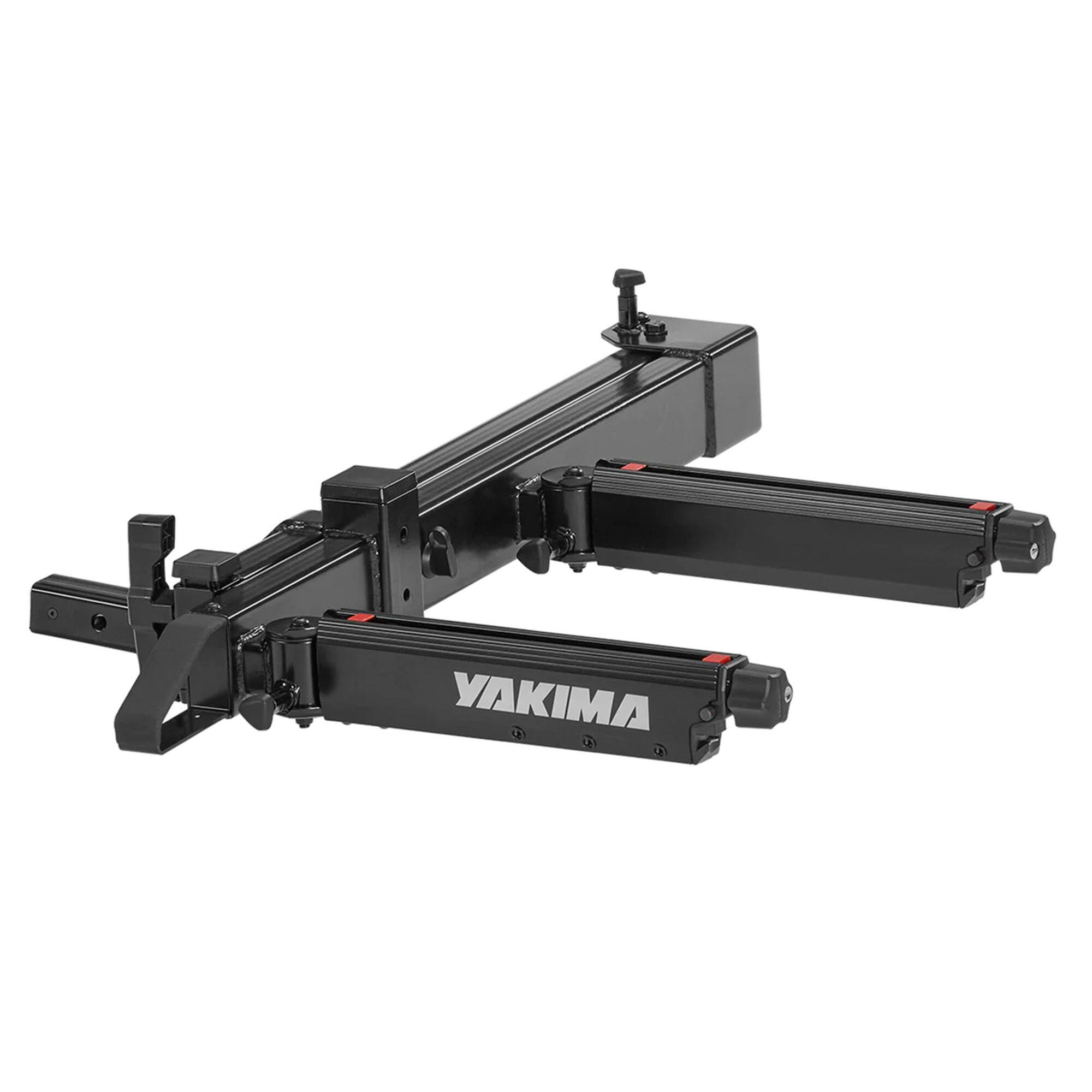 Alt View 1. Yakima - Yakima EXO SwingBase Hitch Base Rack & EXO GearLocker Vehicle Rooftop Cargo Box - Black.