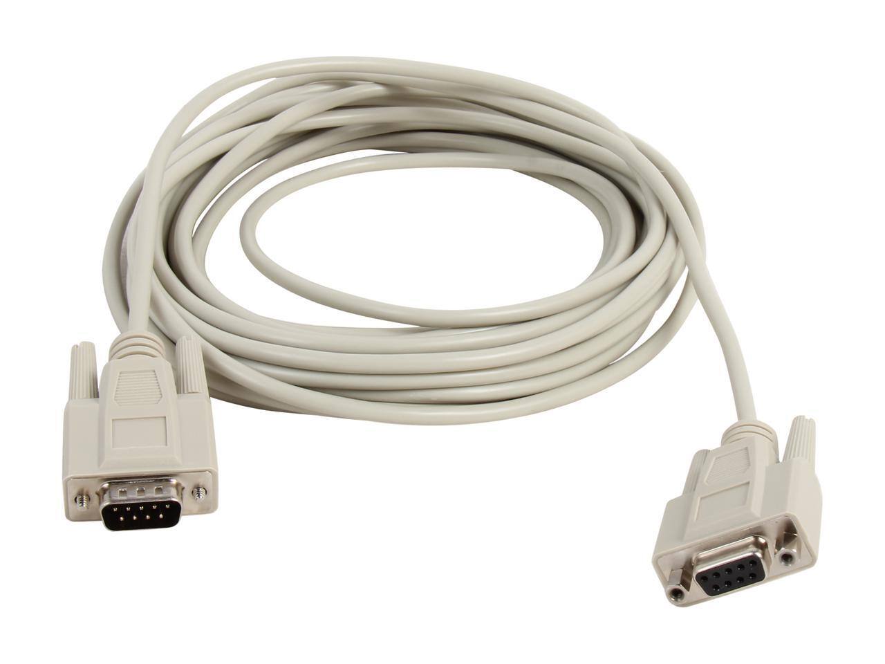 Alt View 1. Cables to Go - C2G 09452 DB9 M/F Serial RS232 Extension Cable, Beige (25 Feet, 7.62 Meters).