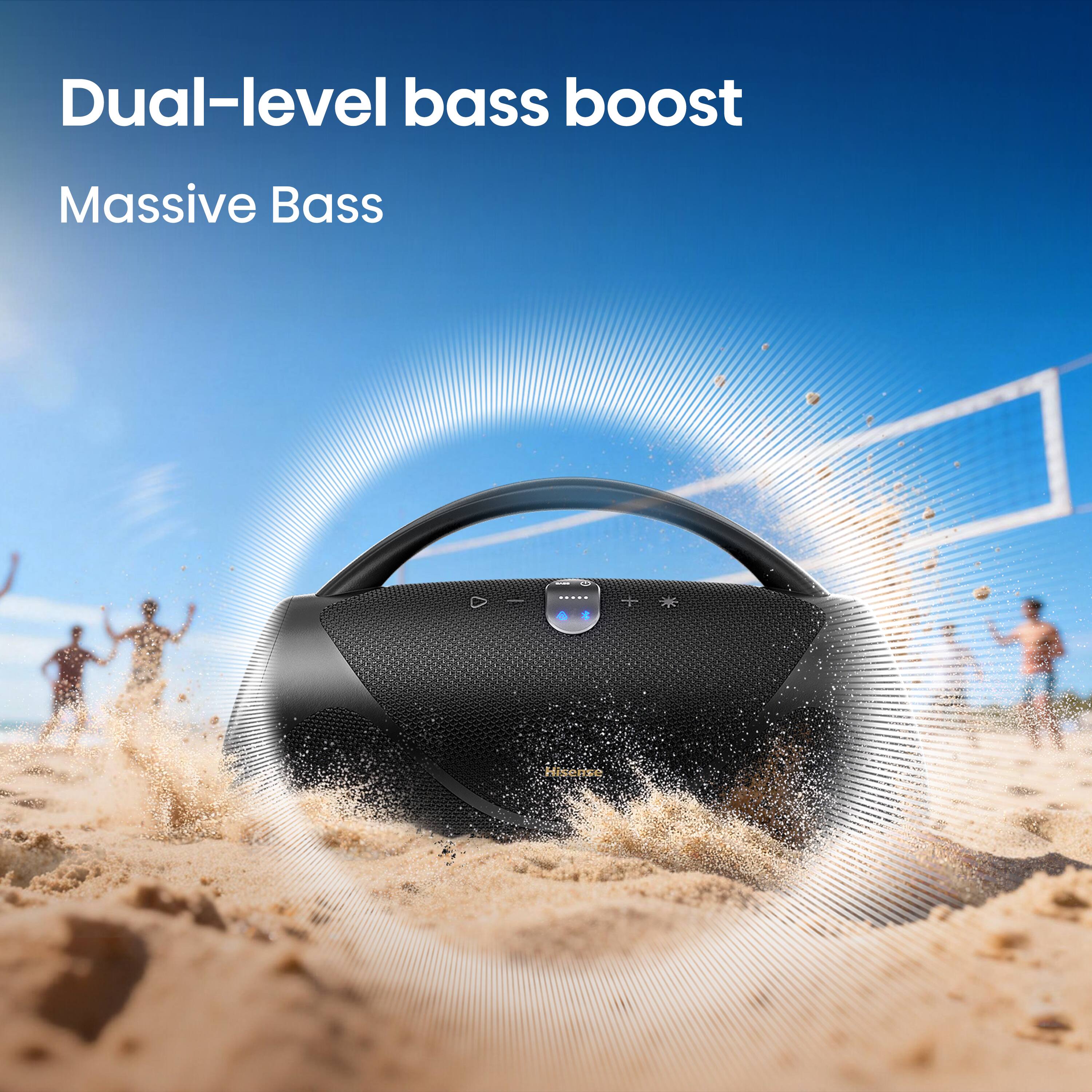 Dual-level bass boost  
Massive Bass  
CON  
Hisense