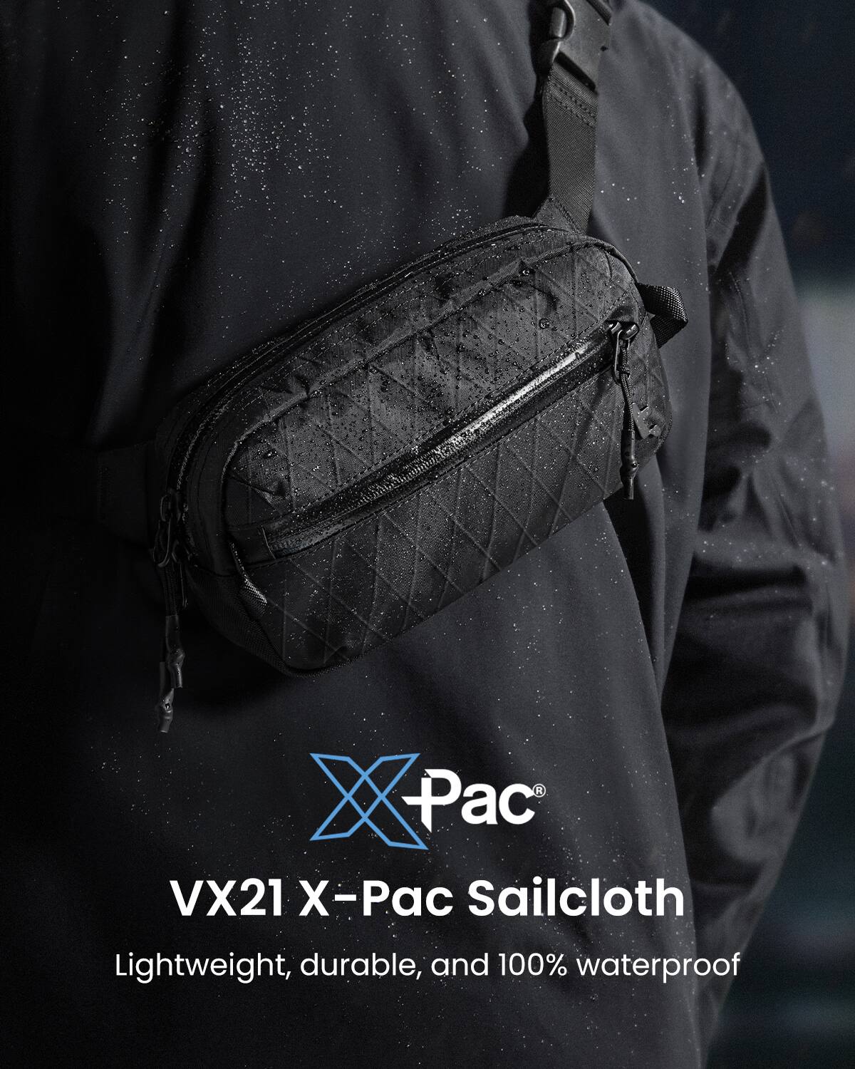 Pac VX21 X-Pc Sailcloth Lightweight, durable, and 100% waterproof