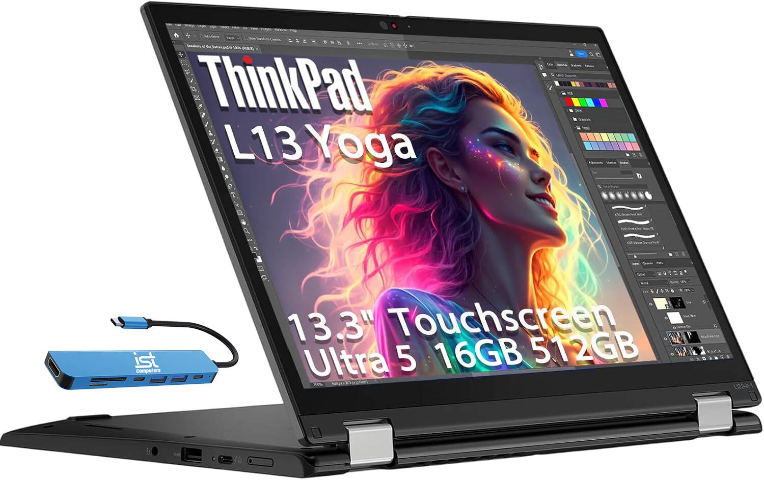 182% E + ThinkPad L13 Yoga 1 13.3" Touchscreen Ultra 5 16GB 512GB 100%