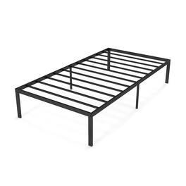 Ecooso - Heavy Duty Metal Platform Bed Frame with Stable Reinforced Structure - Black
