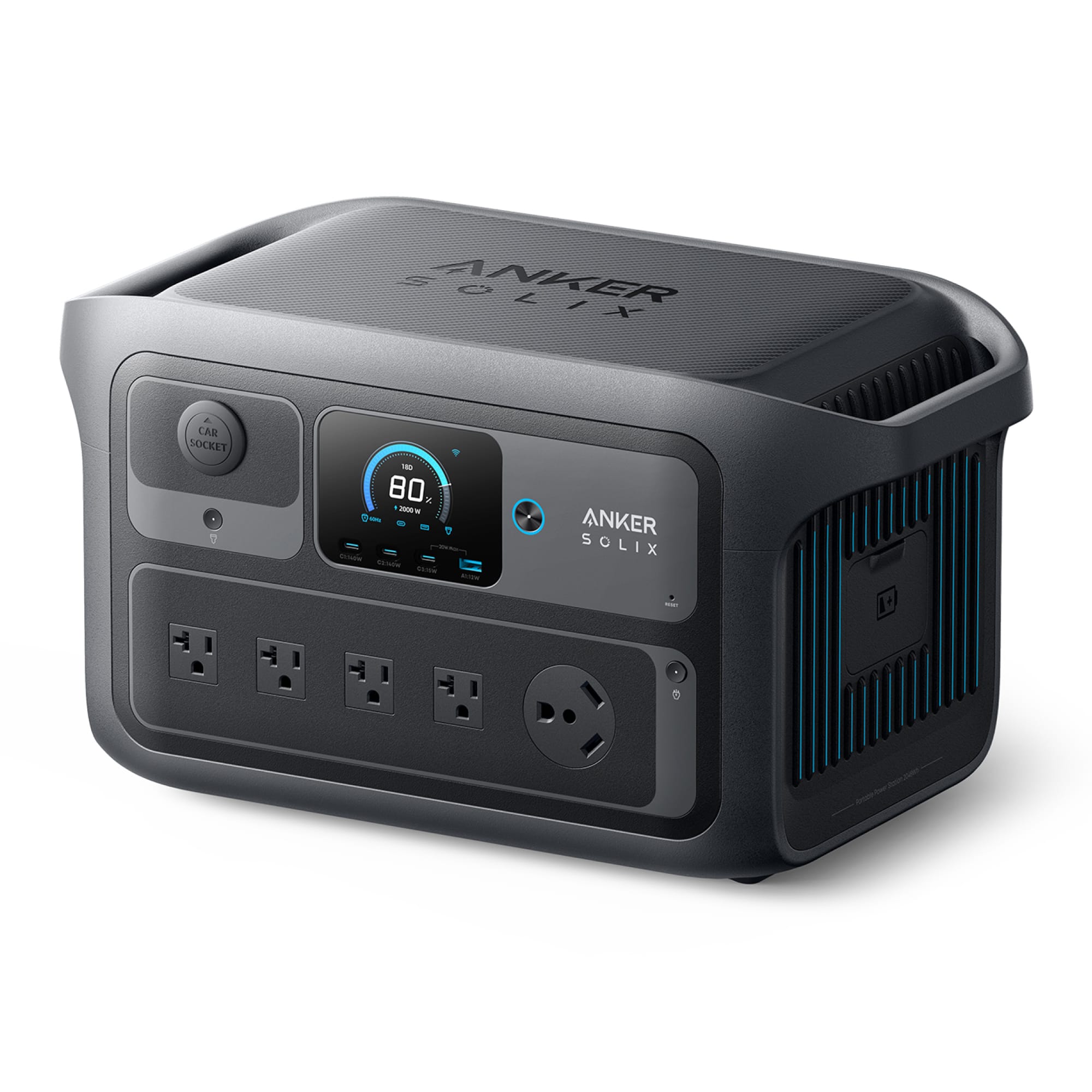 ANKER SOLIX - 8 CAR SOCKET - 80 - V soNe - ANKER SOLIX - 1+
