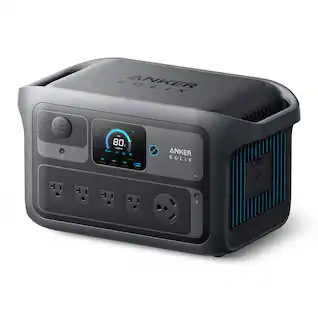 Anker - SOLIX C2000X Gen2 Portable Power Station,2048 Wh/Peak 4000W Battery Generator for Outdoor Camping,Outages&Home Backup (2048 Wh Capacity) - Black