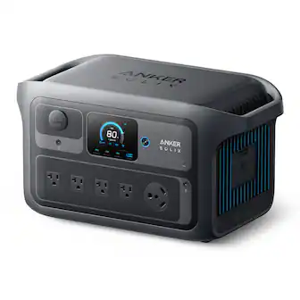 Anker - SOLIX C2000X Gen 2 Portable Power Station 2400W (2048 Wh Capacity) - Black