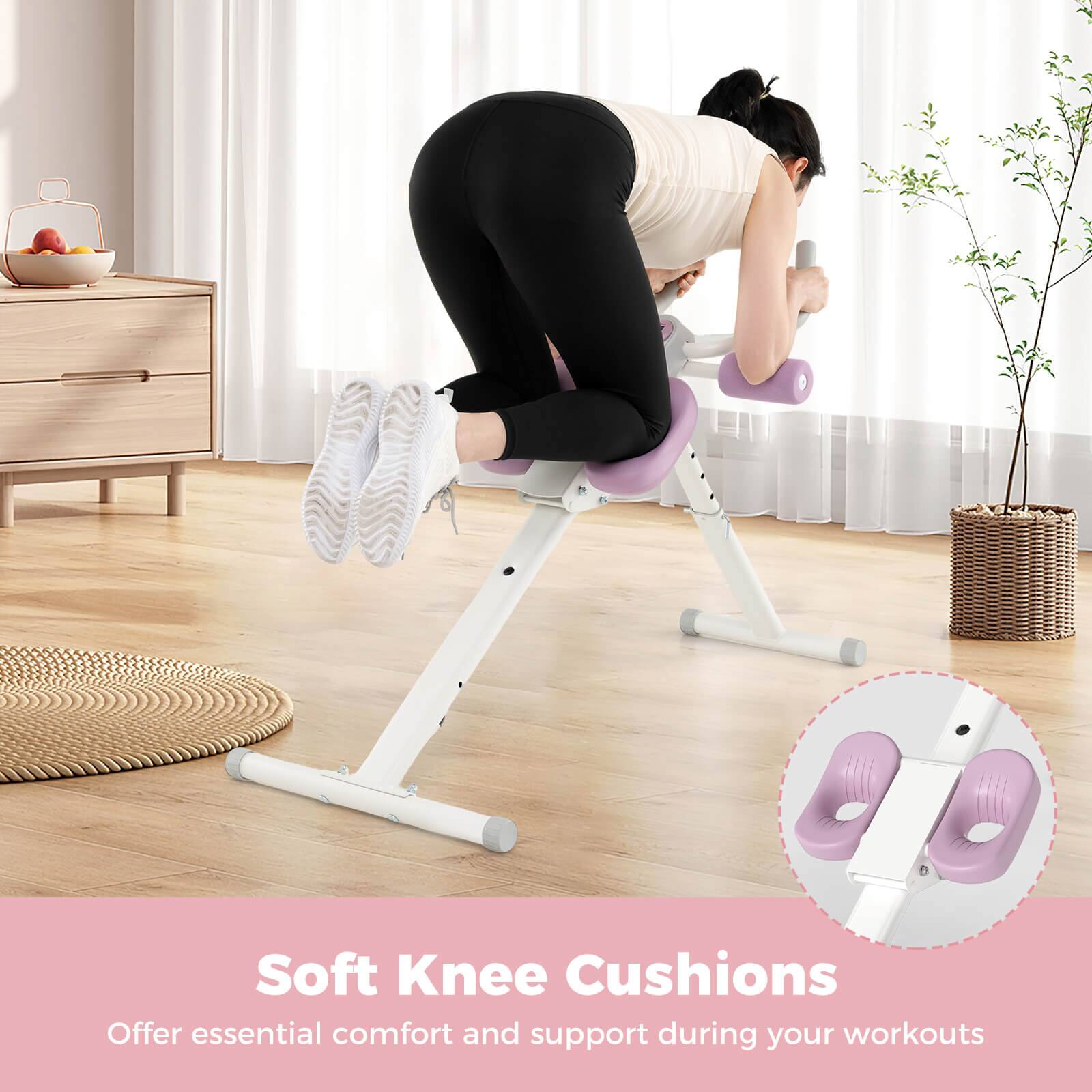 Soft Knee Cushions  
Offer essential comfort and support during your workouts