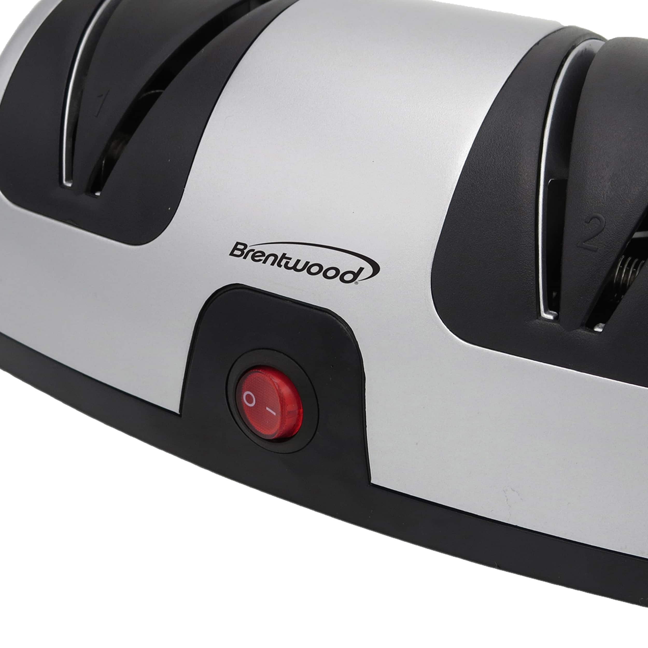 Alt View 3. Brentwood - Brentwood Electric Knife Sharpener - Silver.