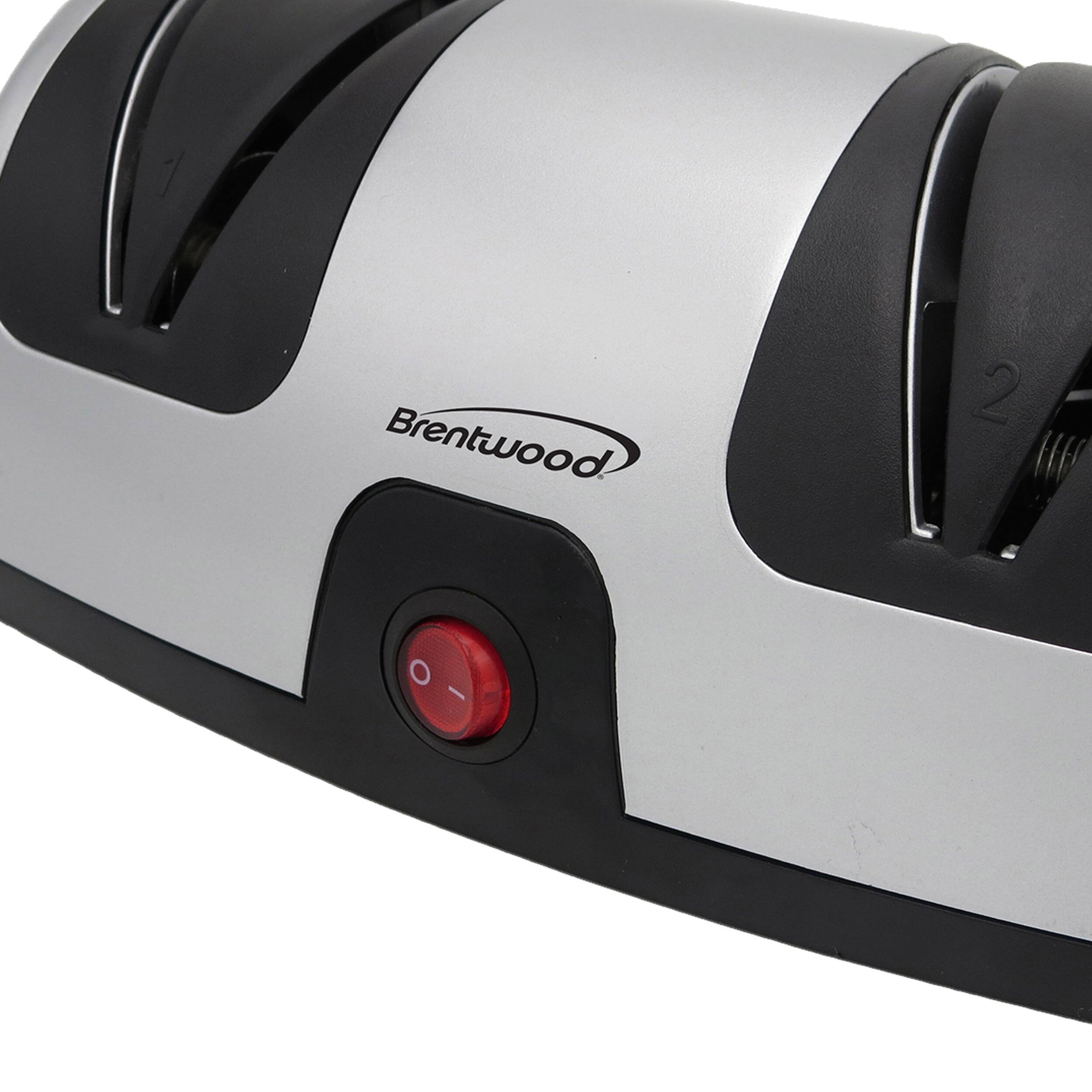 Alt View 3. Brentwood - Brentwood Electric Knife Sharpener - Silver.