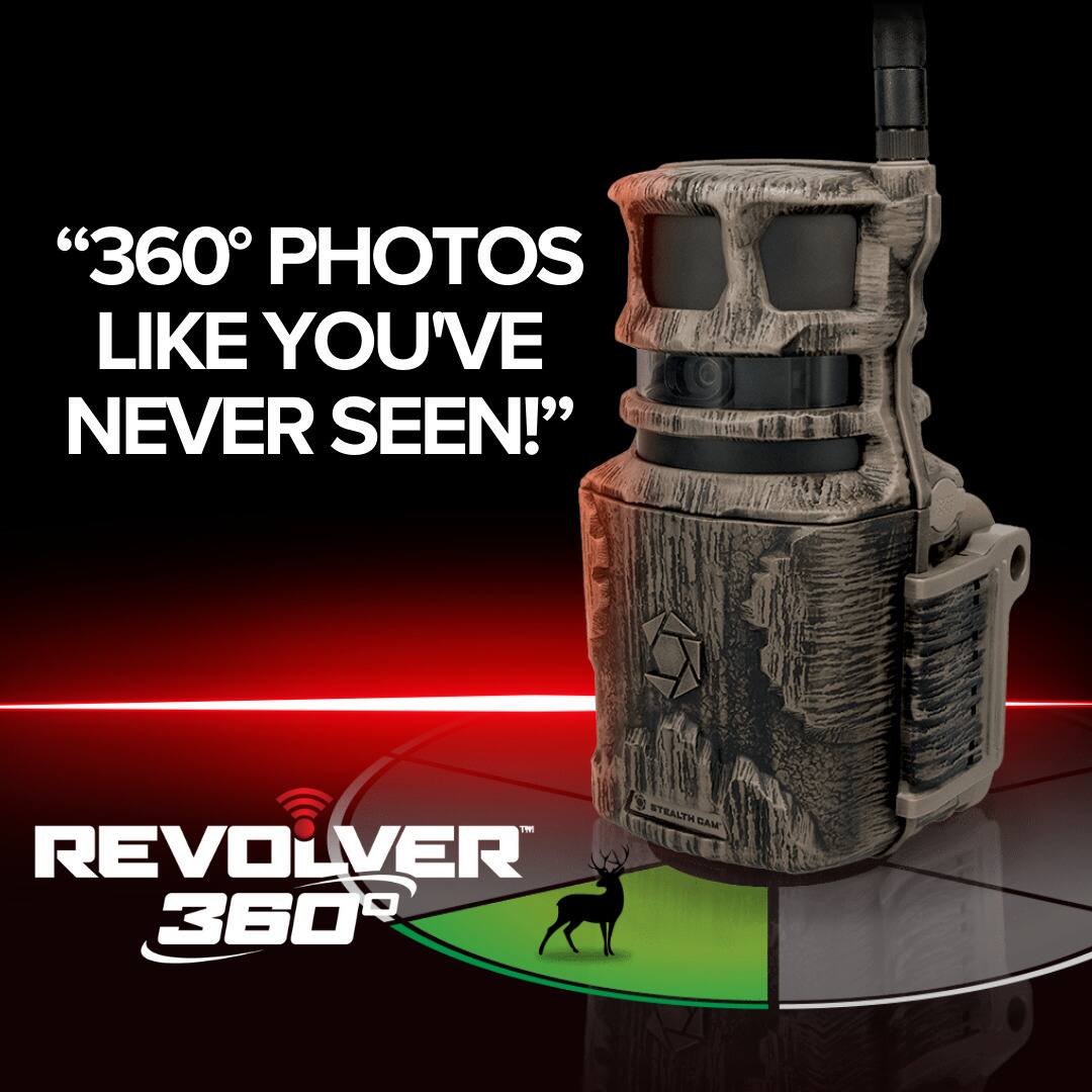 Stealth Cam - Revolver 40MP 360 Degree Cellular Trail Camera 10 Pack Bundle