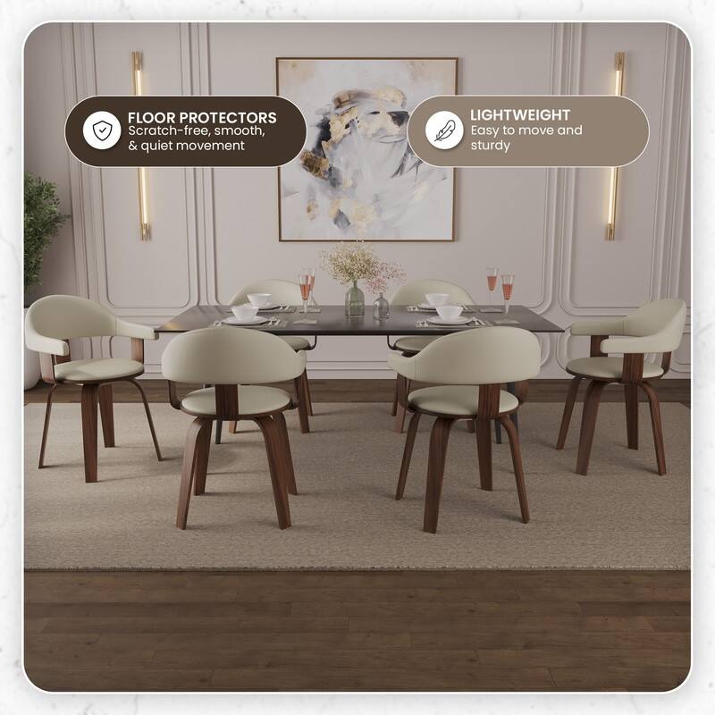 FLOOR PROTECTORS  
Scratch-free, smooth, & quiet movement  

LIGHTWEIGHT  
Easy to move and sturdy