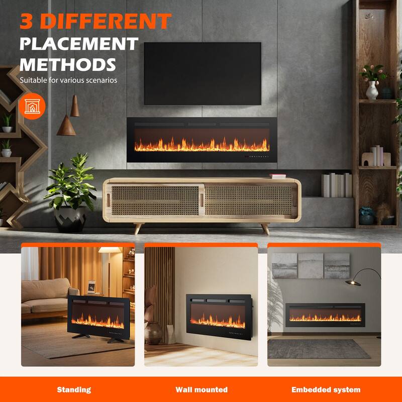 3 DIFFERENT PLACEMENT METHODS  
Suitable for various scenarios  

Standing  
Wall mounted  
Embedded system