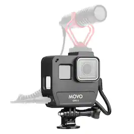 MOVO - GPR-5 Media Housing Case Compatible with GoPro HERO5, HERO6, HERO7