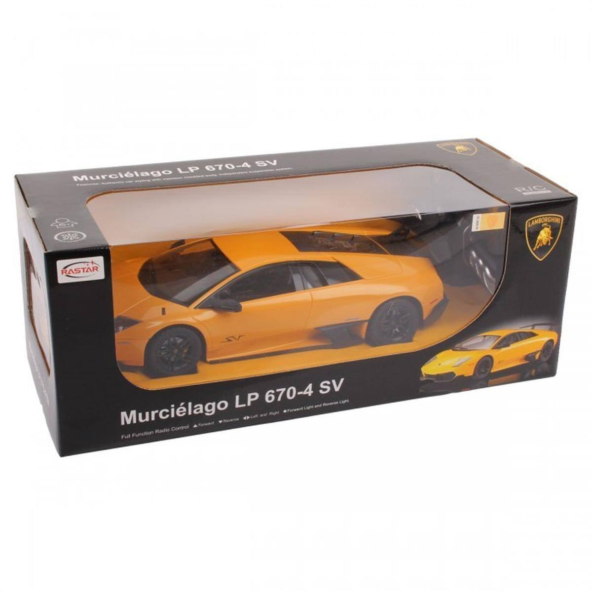 Murciélago LP 670-4 SV  
Full Function Radio Control  
Murciélago LP 670-4 SV  
Full Function Radio Control  
Rastar