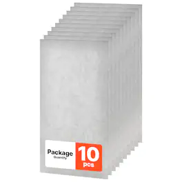 VEVOR - 24 x 48 in PVC Ceiling Tiles 10-Pack Drop Ceiling Panels Marble, PVC Foam Board, Grid Fit, Water-Resistant - White
