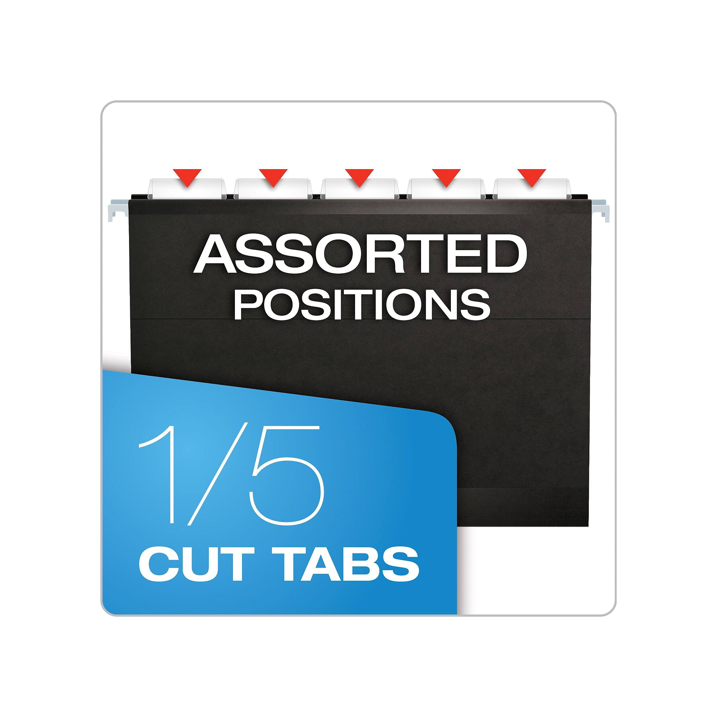 ASSORTED POSITIONS  
1/5 CUT TABS
