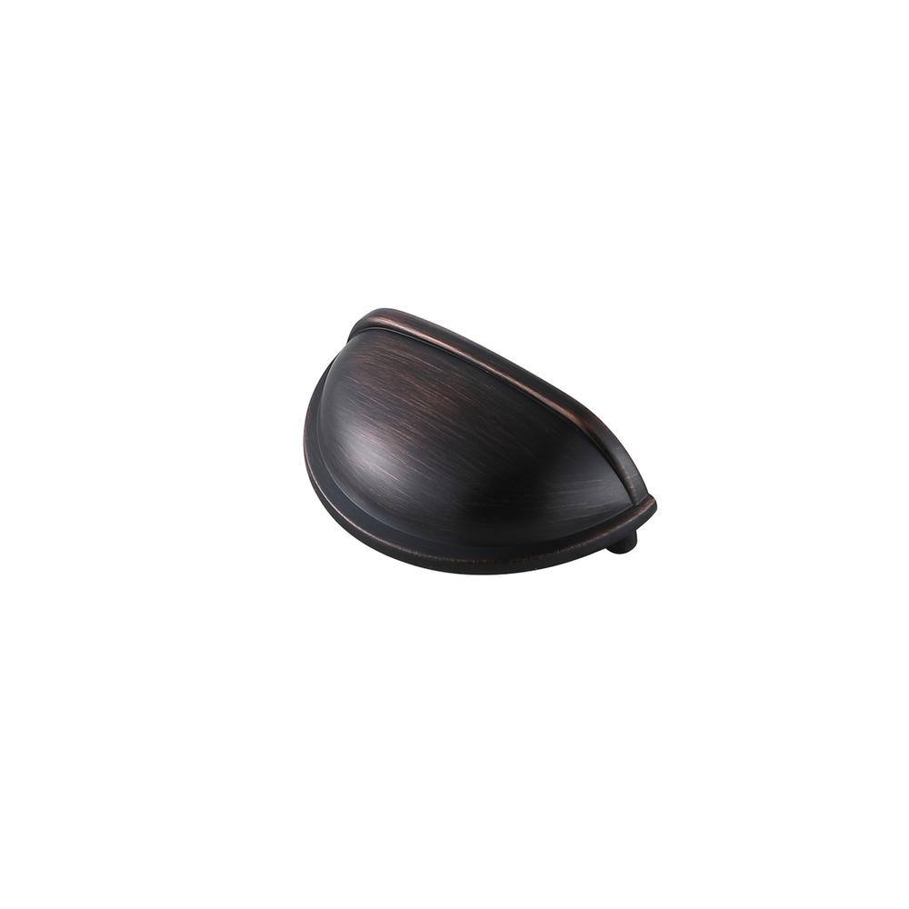Back. Elegant Decor - Atticus 3" Center to Center Oil-rubbed Bronze Cup Bar Pull Multipack (set of 10) - Oil-Rubbed Bronze.