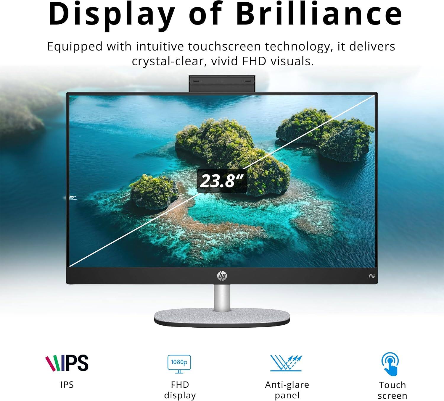 HP Upgraded 23.8