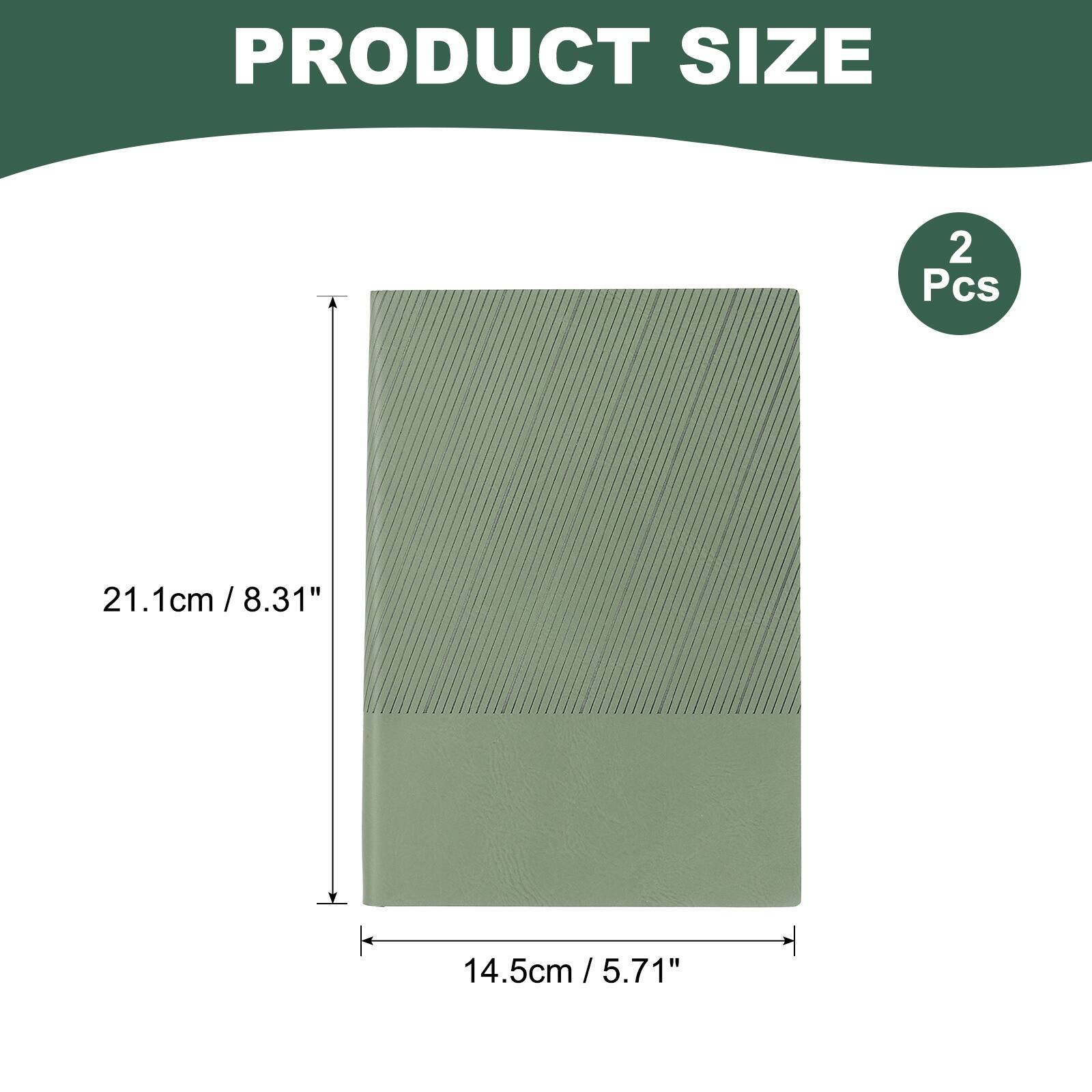 PRODUCT SIZE  
2 Pcs  
21.1cm / 8.31"  
14.5cm / 5.71"