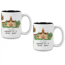 Indigo Falls - Notre Dame Fighting Irish 2-Pack 15oz. Laura Wilcox University Mug Set - Multicolor