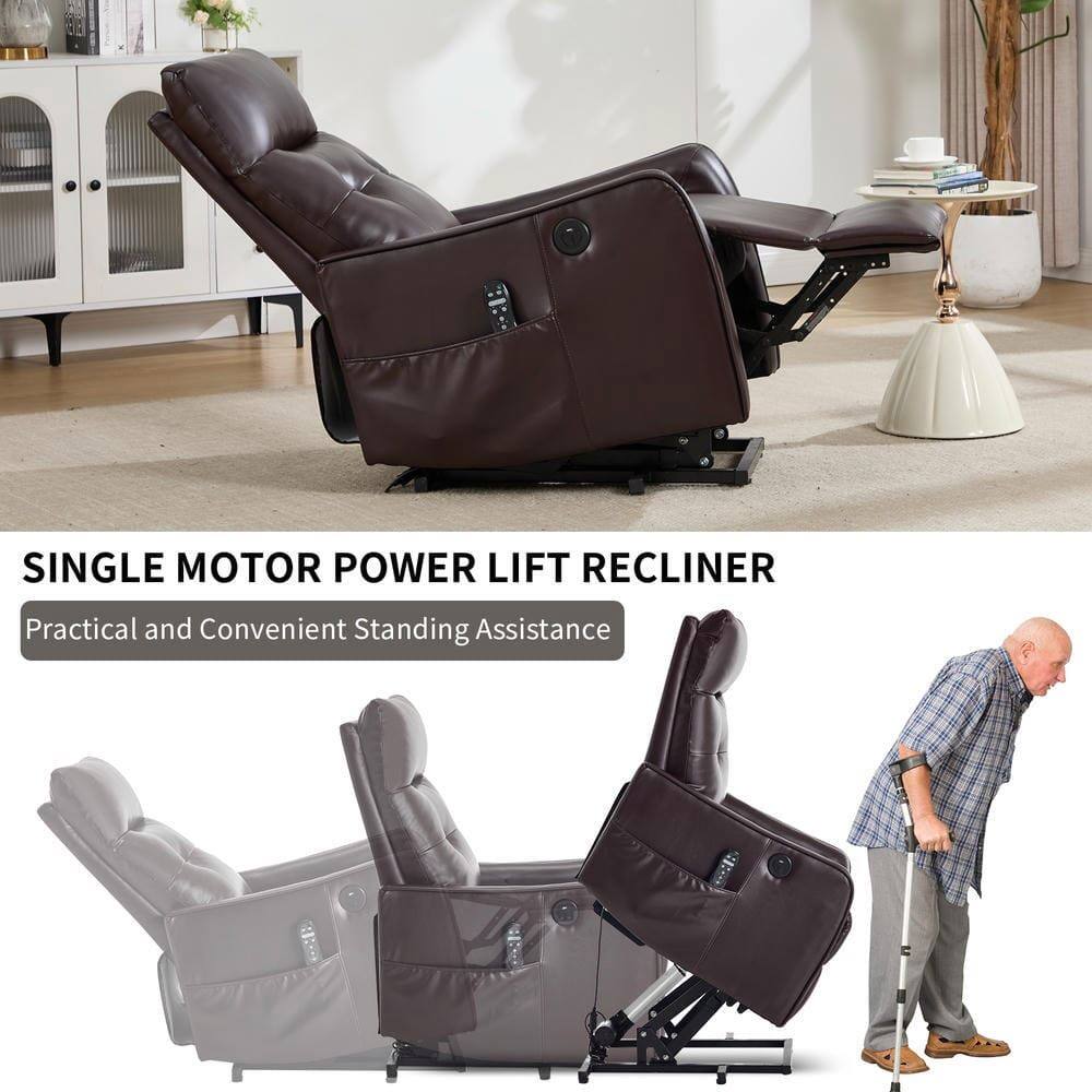 SINGLE MOTOR POWER LIFT RECLINER  
Practical and Convenient Standing Assistance