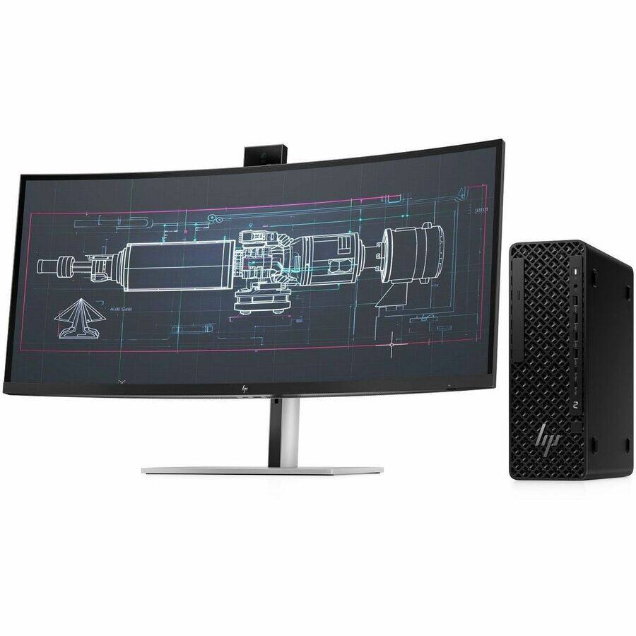 Alt View 8. HP - HP Z2 G1i Workstation - Intel Core Ultra 5 245K - 32 GB - 1 TB SSD - Small Form Factor - Black - Intel W880 Chip - Black.