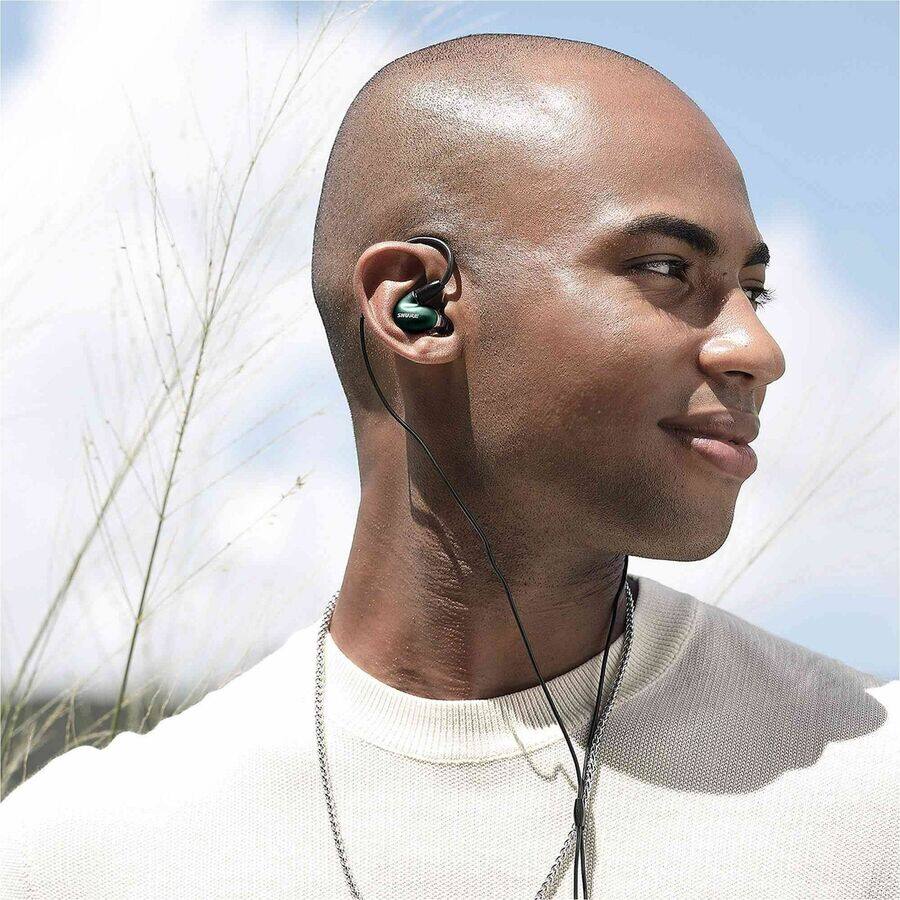 Alt View 2. Shure - Shure SE846 GEN 2 Sound Isolating Earphones - Stereo - Mini-phone (3.5mm), MMCX - Wireless - 9 Ohm - 15 Hz to 20 kHz - Clear.