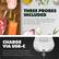 **THREE PROBES INCLUDED**
Connect up to four color-coded probes to cook steak, chicken, fish, and more all at the same time.
**CHARGE VIA USB-C**
Just 1 minute of charging prepares the probe for hours of use, with a full charge enabling up to 70 hours.