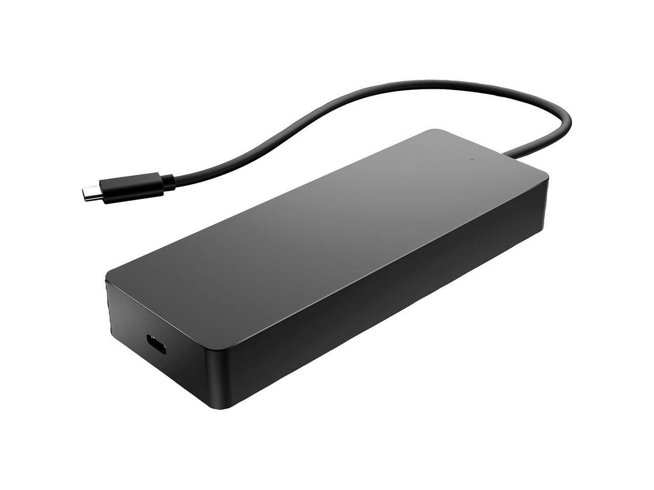 Alt View 8. HP - HP Black 50H55UT Travel USB-C Multi Port Hub.
