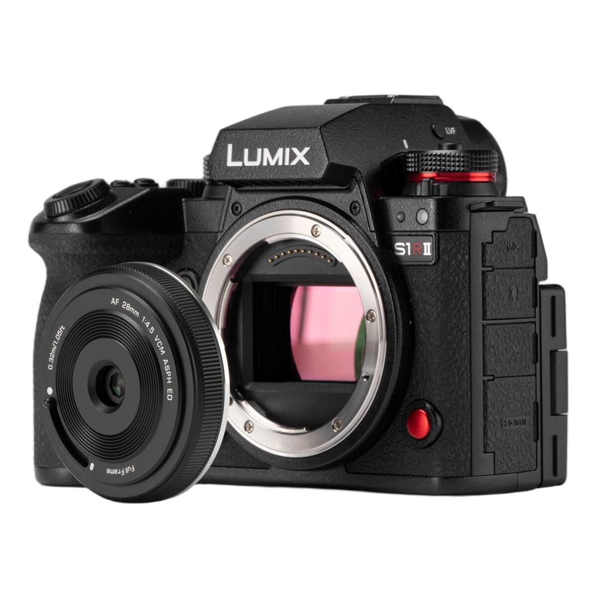 LUMIX  
LVF  
S1RII  
0.32m/1.05ft  
AF 28mm 1:4.5 VCM ASPH ED  
Hirill  
Frame Full