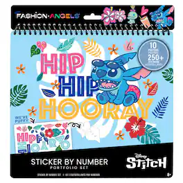 Fashion Angels - Fashion Angels: Disney Stitch Sticker By Number Set - 250+ Stickers