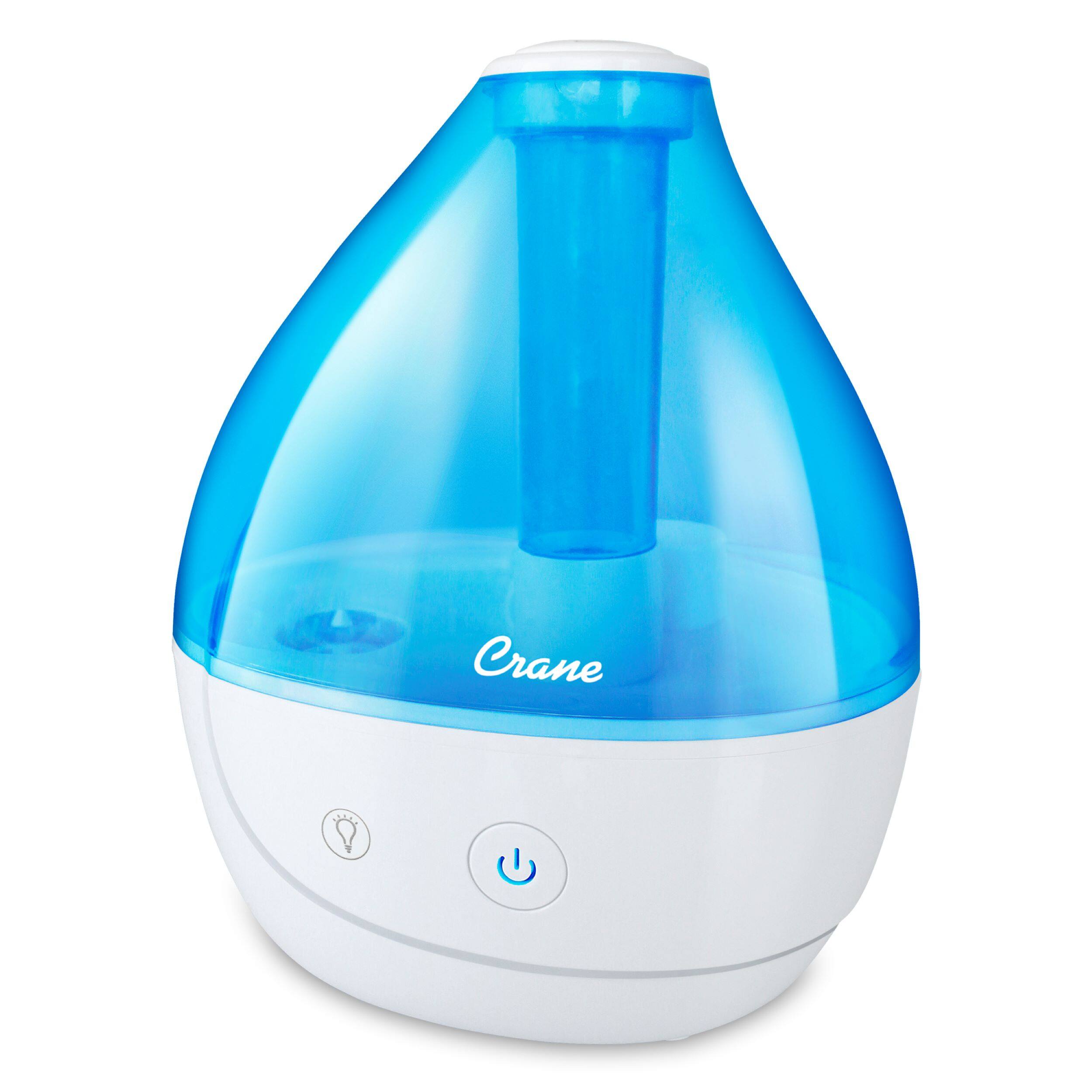 CRANE - Personal Ultrasonic Cool Mist Humidifier - Blue