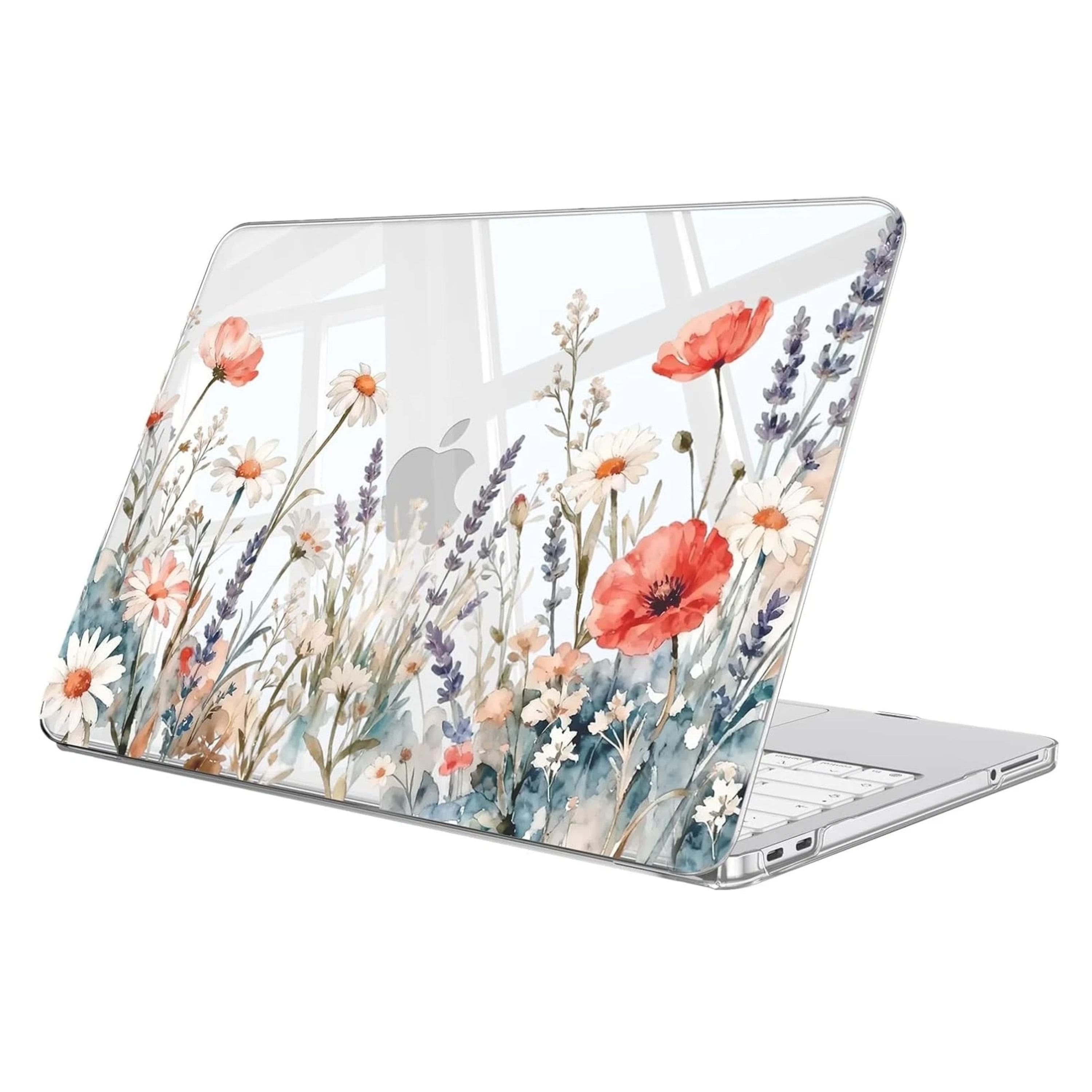 Kitcheniva - Ultra-Thin Snap On Hard Shell Case For MacBook Neo 13 Inch A3404 (2026) - Wildflower
