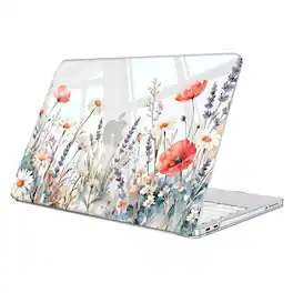 Kitcheniva - Ultra-Thin Snap On Hard Shell Case For MacBook Neo 13 Inch A3404 (2026) - Wildflower