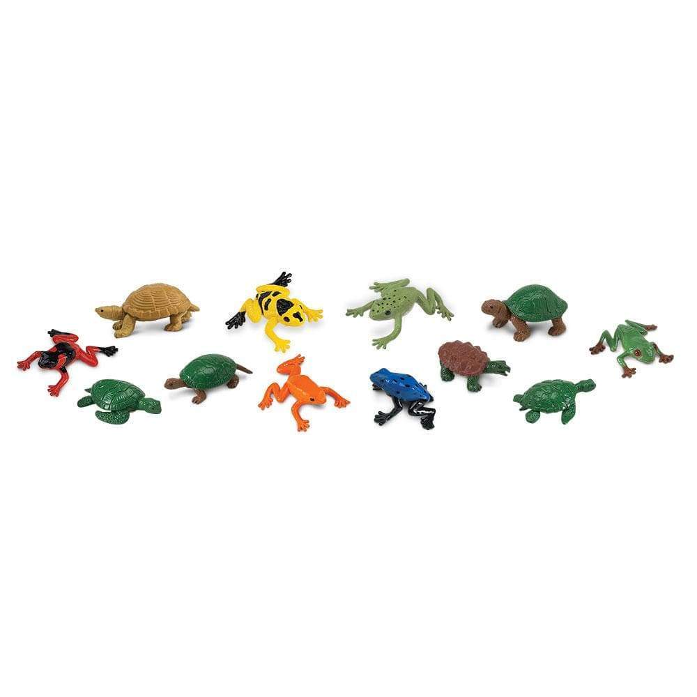Back. Safari Ltd. - Frogs And Turtles Toob Toy.