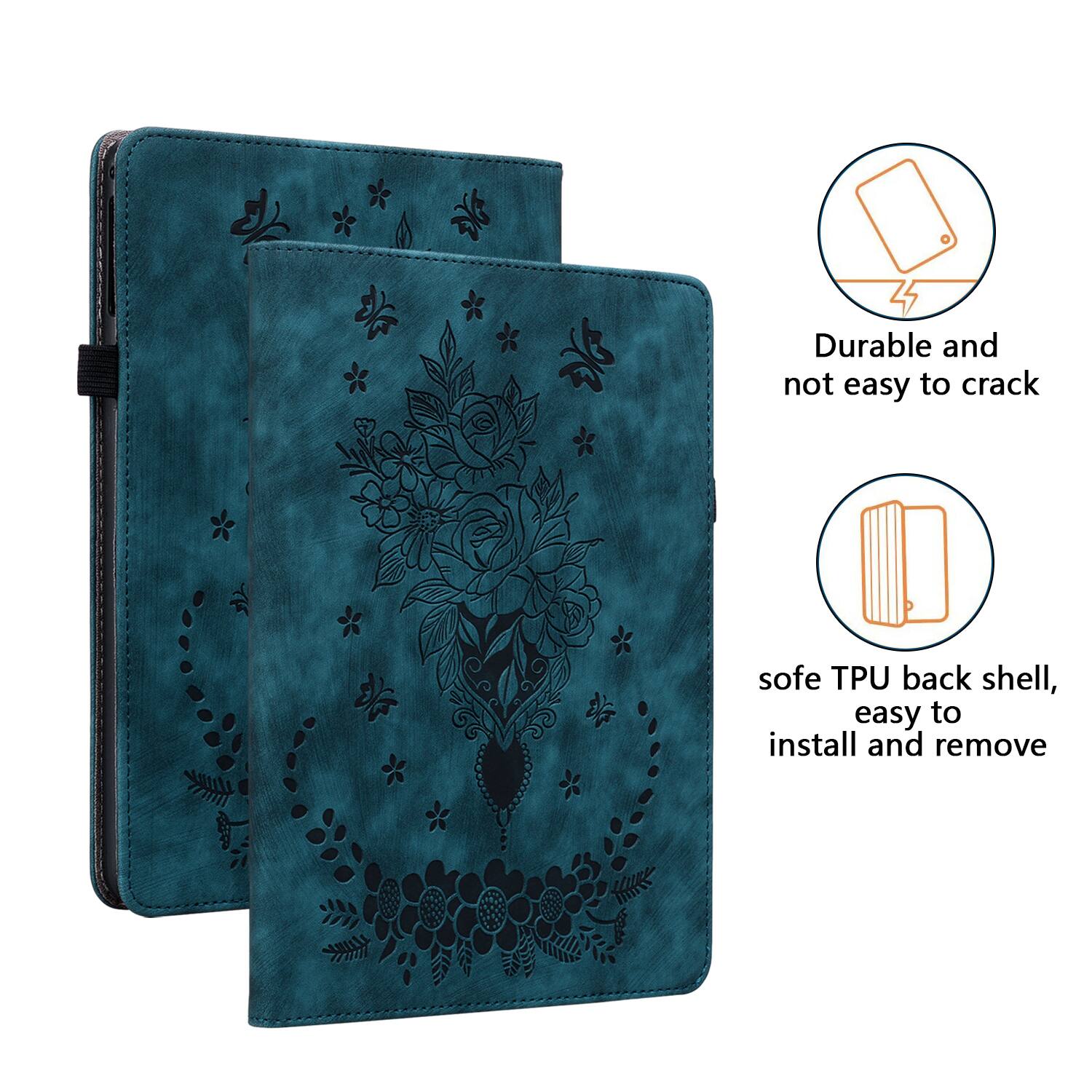 Durable and not easy to crack  
sofe TPU back shell, easy to install and remove