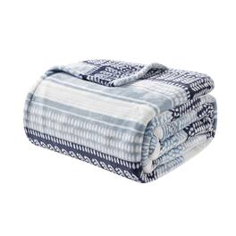 Plazatex - Anissa Micro Plush 100% Polyester Soft Lightweight Throw Blanket 50" x 60" - Blue