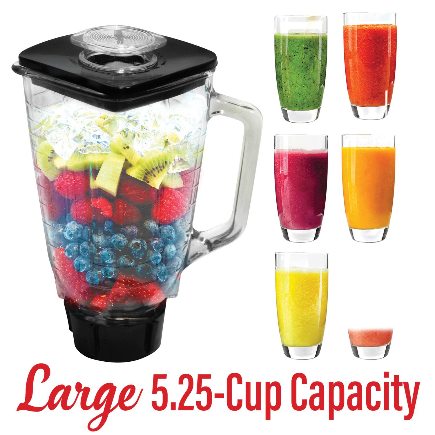 Large 5.25-Cup Capacity