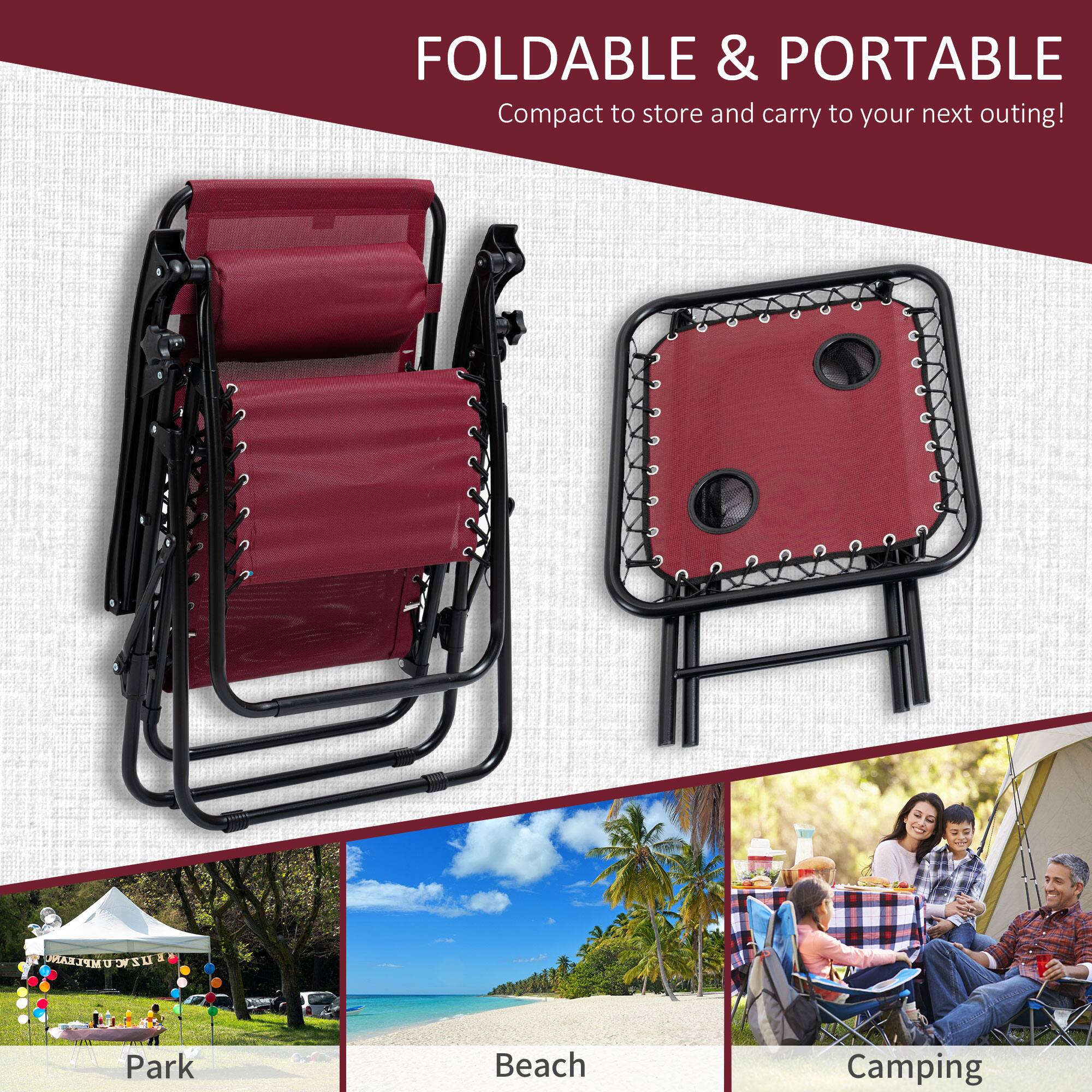 FOLDABLE & PORTABLE  
Compact to store and carry to your next outing!  

Park  
Beach  
Camping