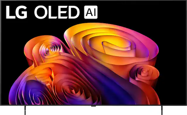 Front. LG - 65" Class B6E Series OLED AI 4K Smart webOS TV (2026).
