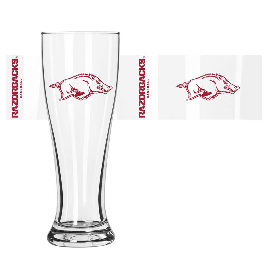 Razorback Rms Logo Logo Brands Arkansas Razorbacks 16oz. Game Day Pilsner Glass Multicolor ...