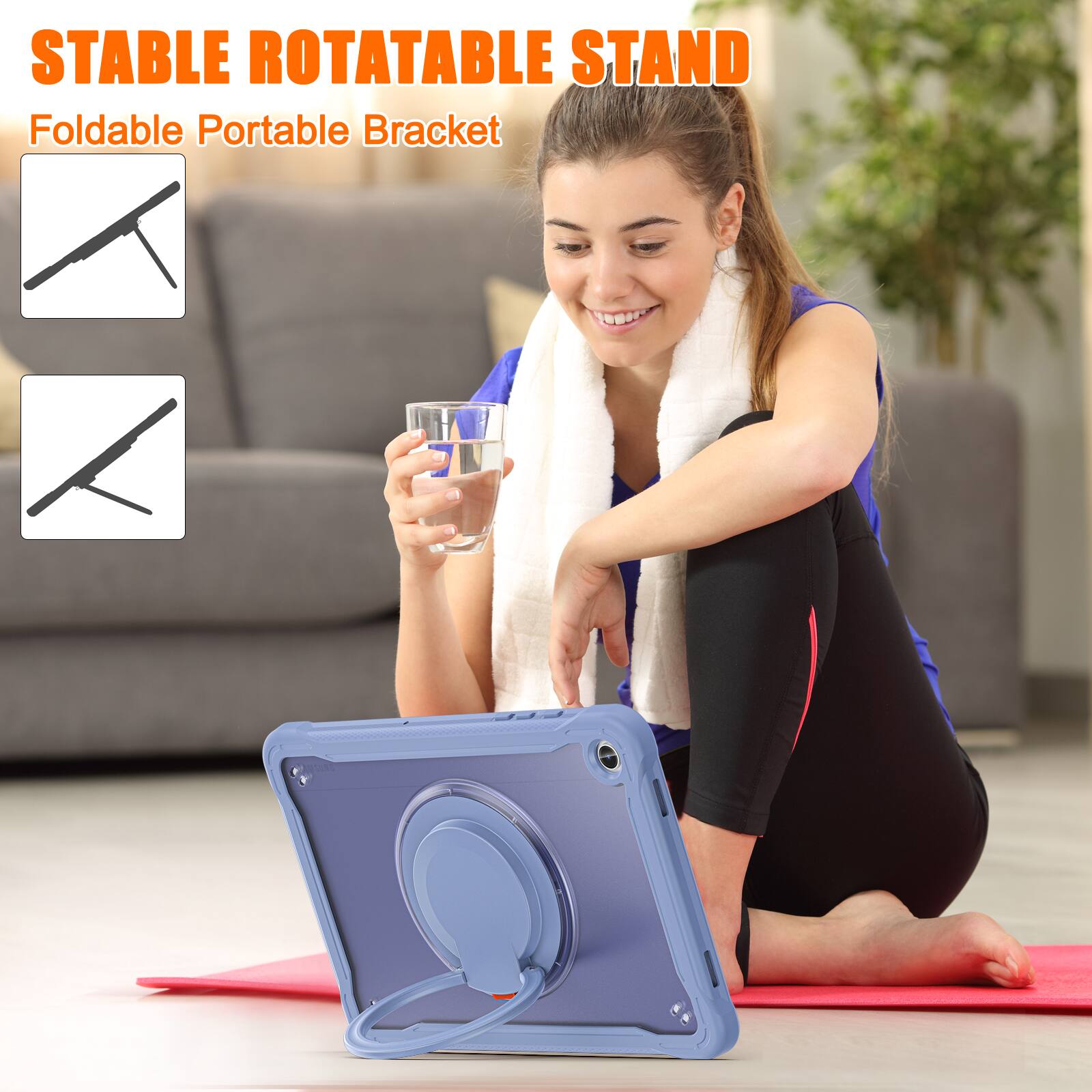 STABLE ROTATABLE STAND  
Foldable Portable Bracket