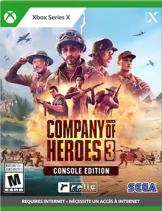 Front. SEGA - Company of Heroes 3. - M (Mature 17+)