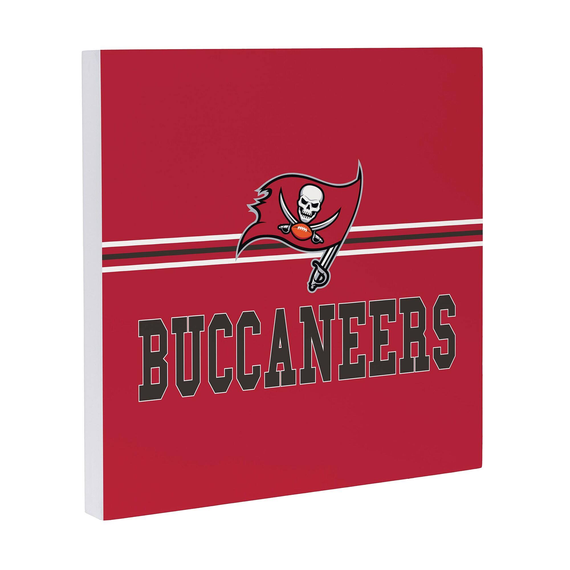 Tampa Bay Buccaneers 12" x 12" Wood Wall Sign