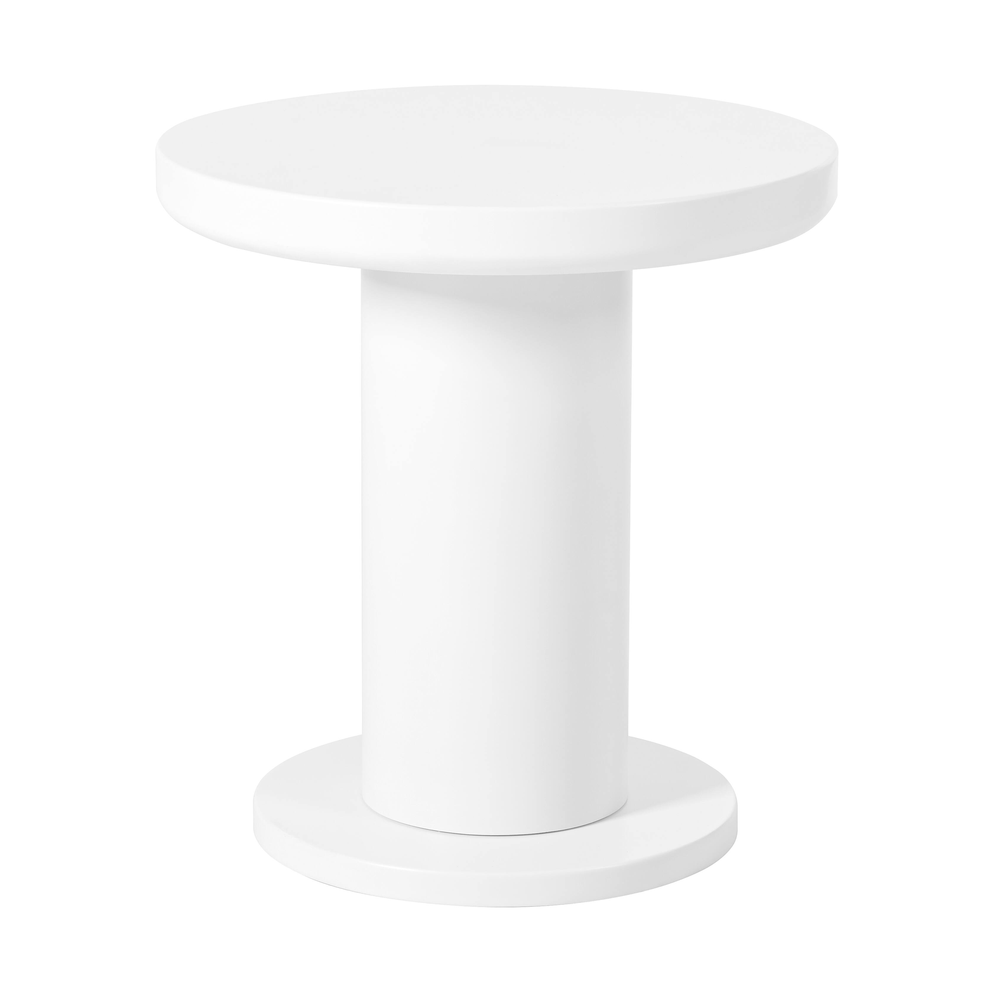 Alt View 6. Tiramisubest - Nesting Coffee Table Set of 2,Cloud Coffee Table with Round Side Table,Irregular Center Table with Thick Legs,White - White.