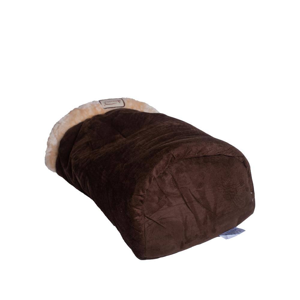 Angle. Armarkat - Cat Bed Mocha - Brown.