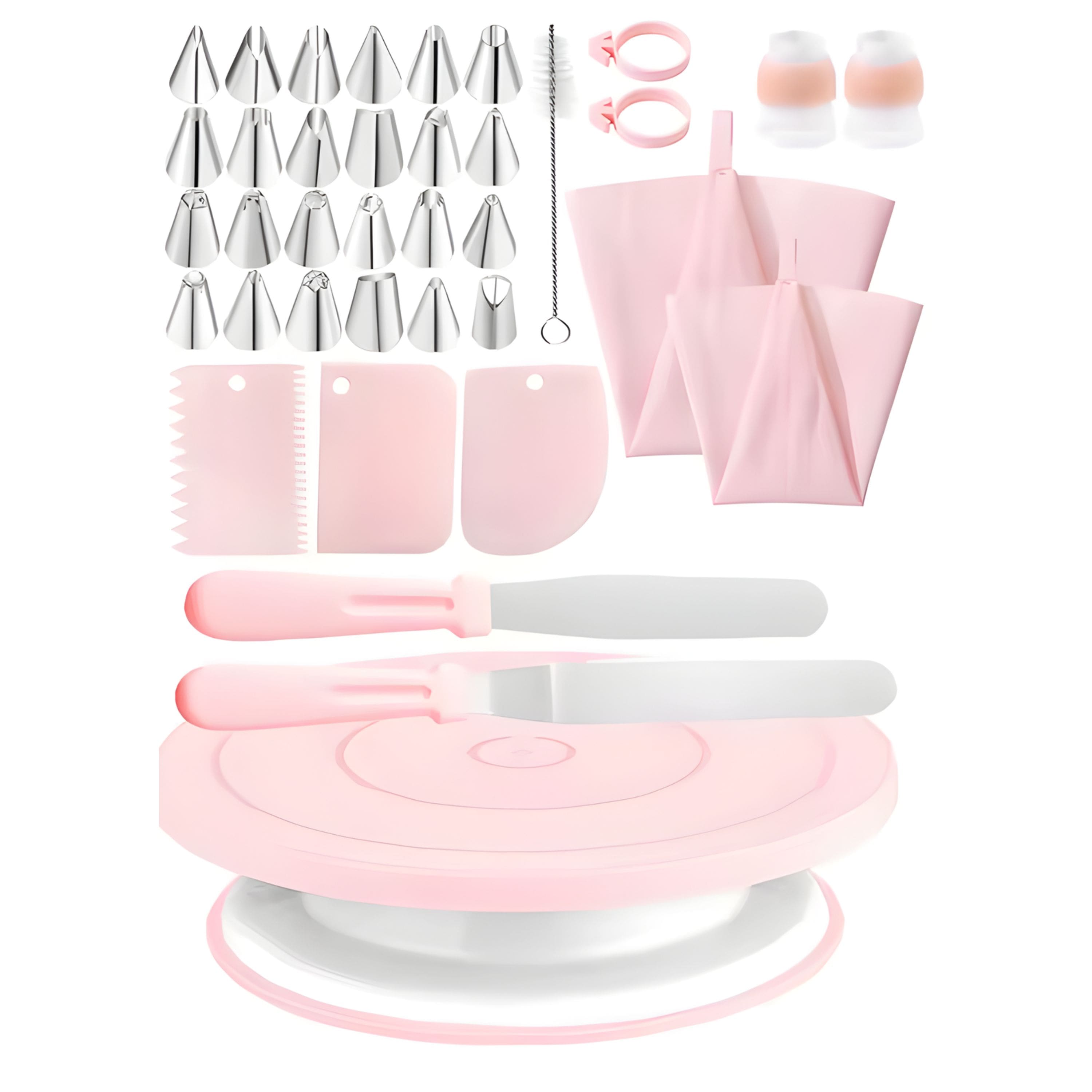 "Kitcheniva - 10.8"" Revolving Plastic Cake Turntable Stand Set (37-Piece)" price history on PriceWatchPro