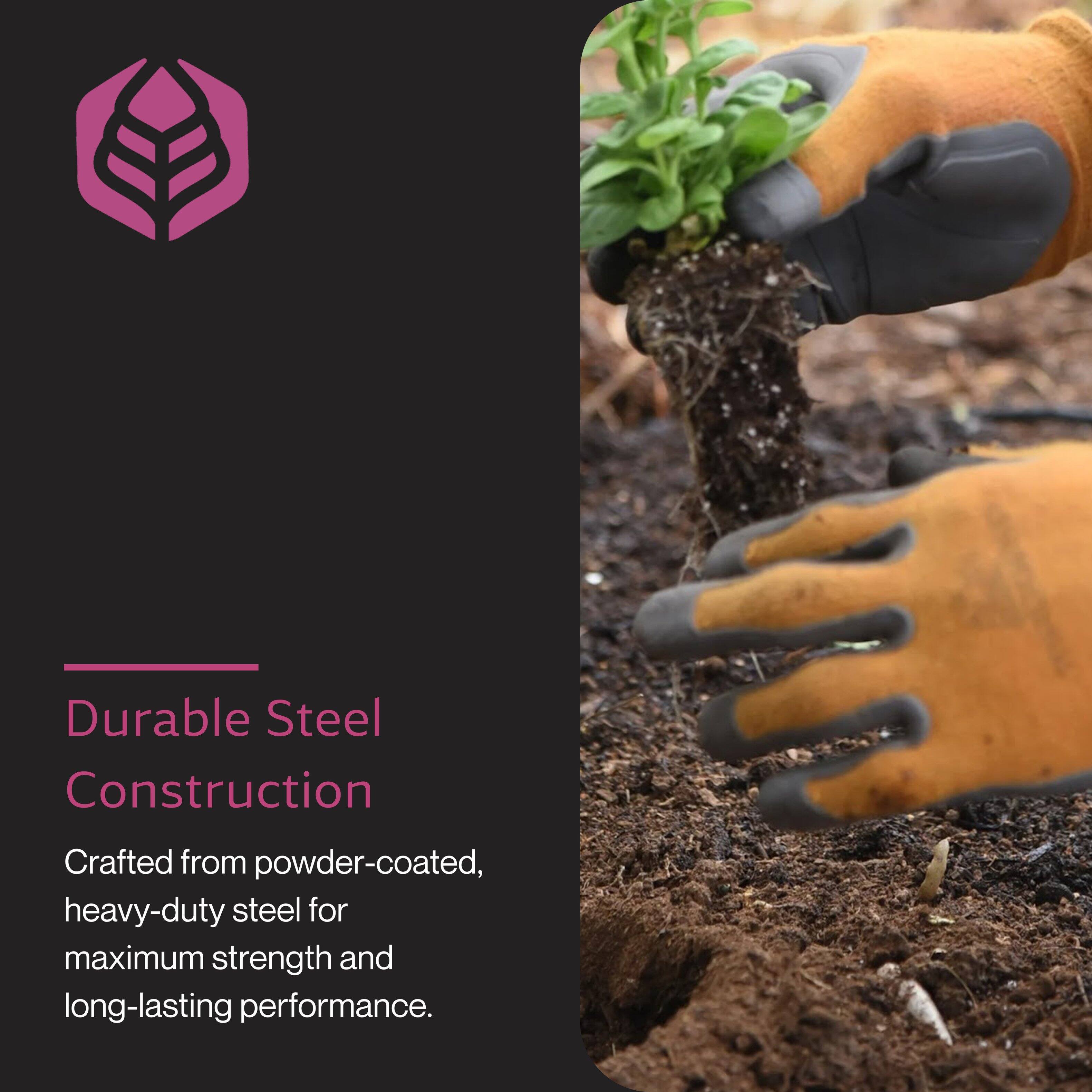 Durable Steel Construction

Crafted from powder-coated, heavy-duty steel for maximum strength and long-lasting performance.