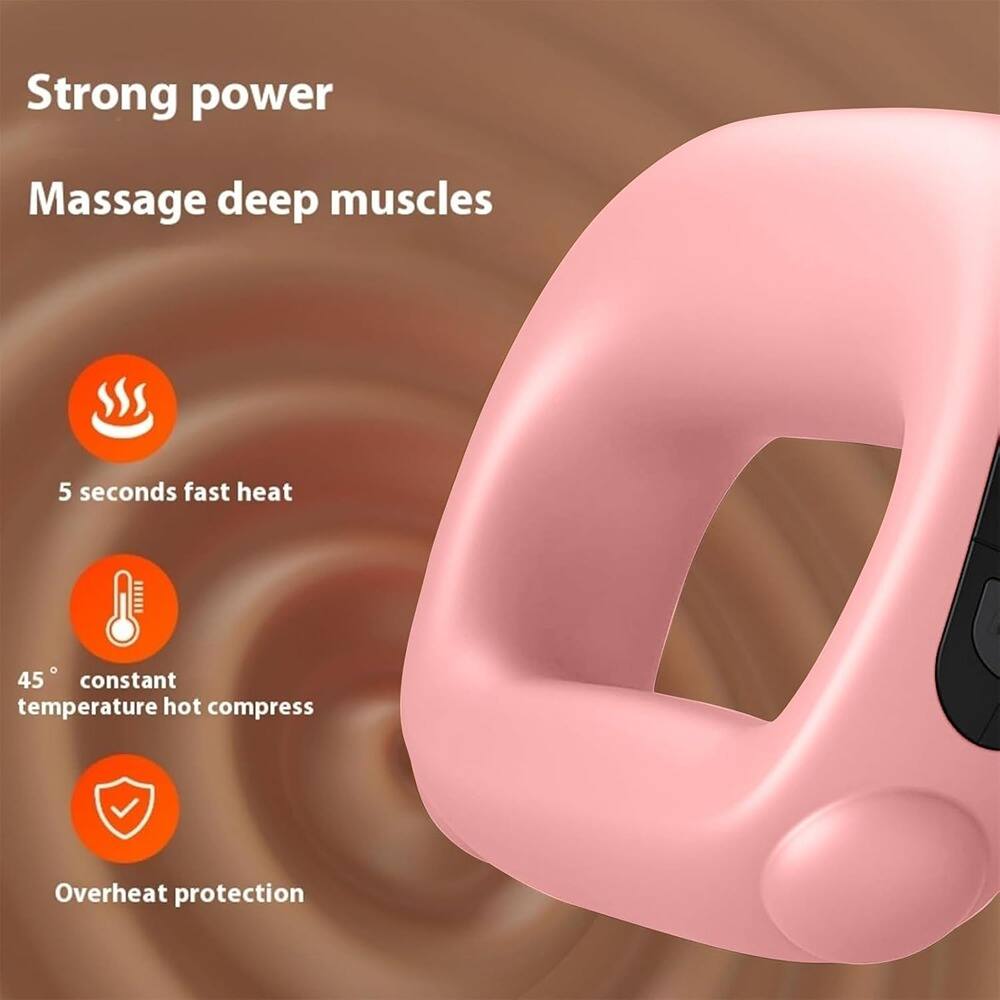- Strong power
- Massage deep muscles
- 5 seconds fast heat
- 45° constant temperature hot compress
- Overheat protection