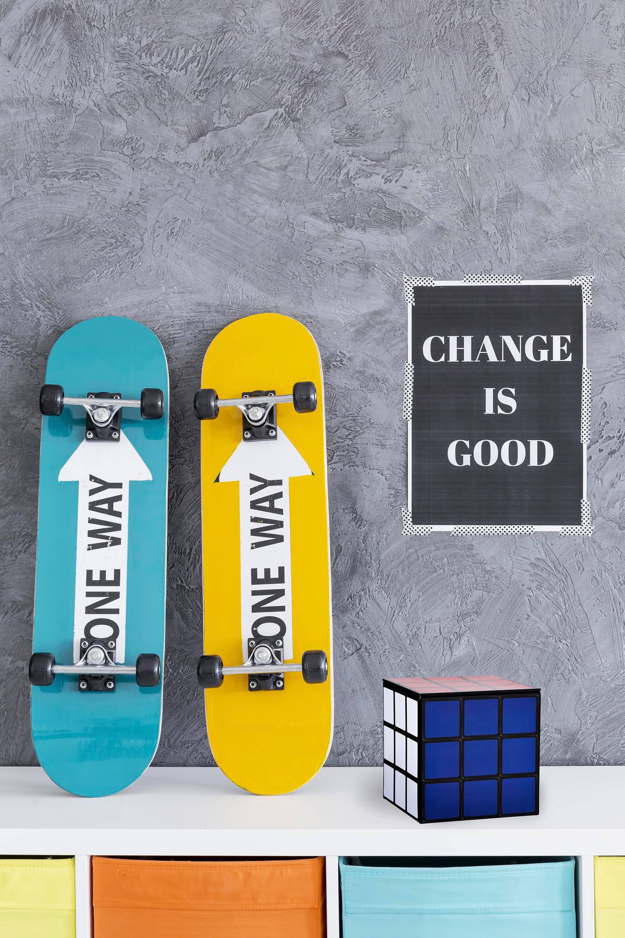 WAY ONE  
WAY ONE  

CHANGE IS GOOD